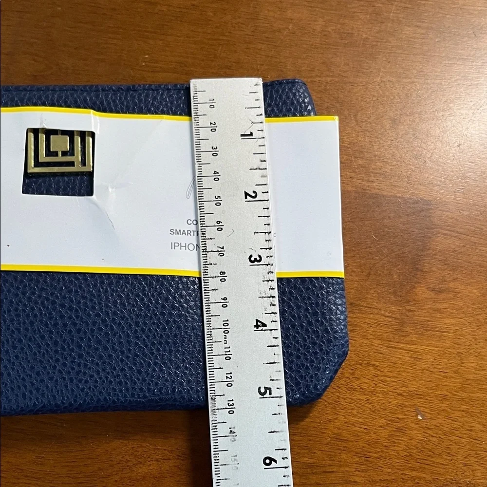 Liz Claiborne Navy Phone Charging Wallet